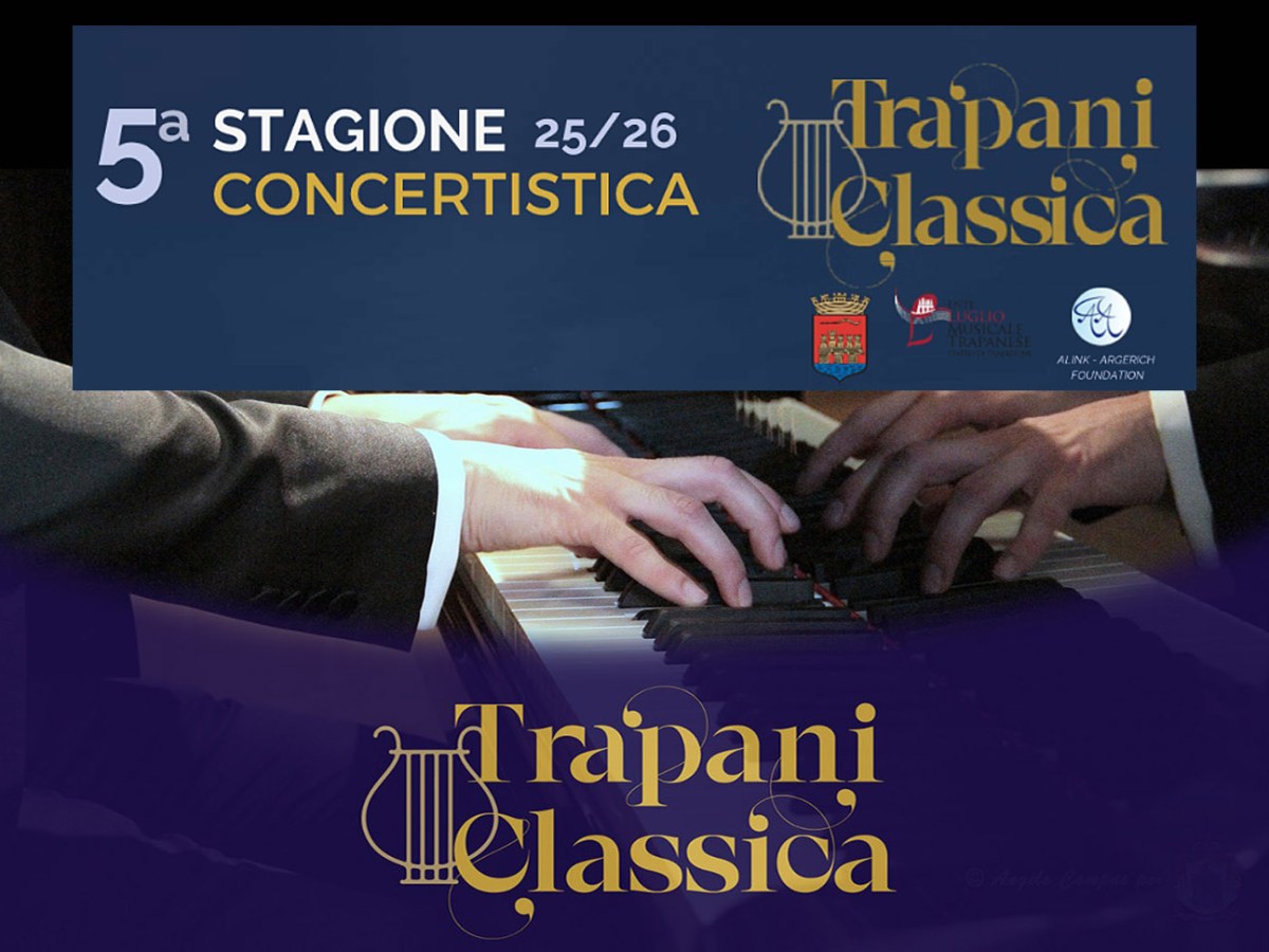 Trapani Classica, 5ª stagione concertistica 2025-2026, inaugurazione con la pianista ucraina Tetiana Donets